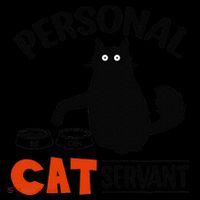Funny Black Cat Personal Cat Servant Tote Bag thumb 4