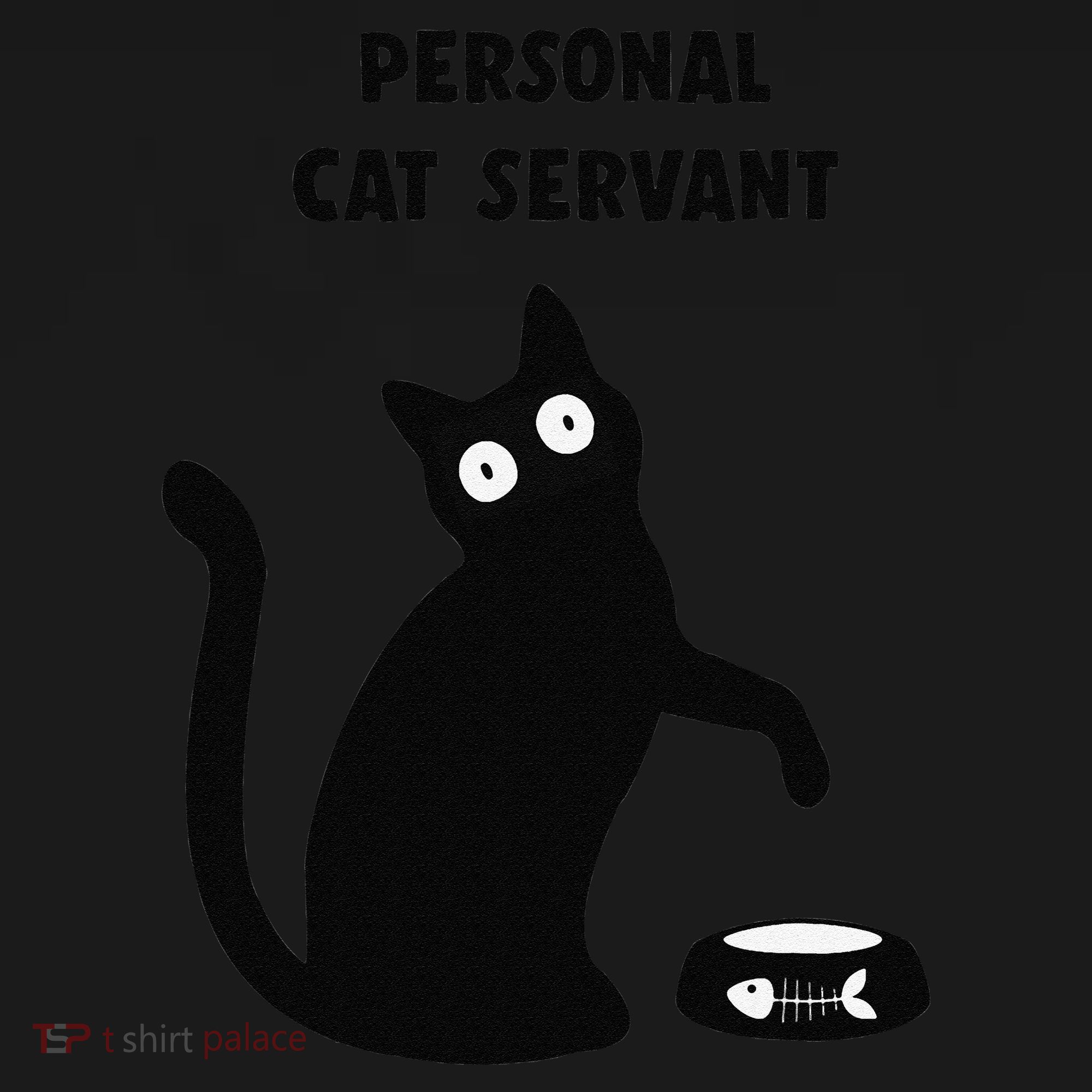 Funny Black Cat Personal Cat Servant Cat Lover Gift Baby Bodysuit