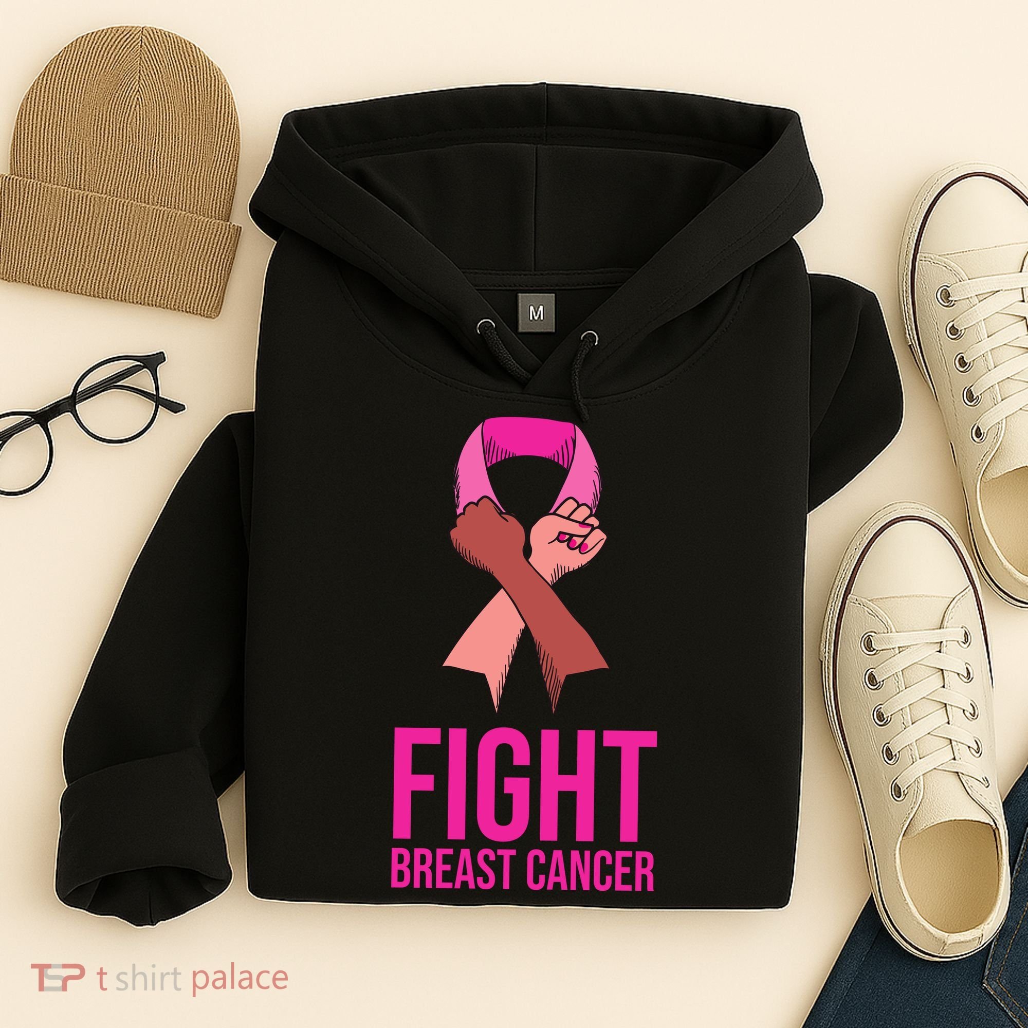 Fight Breast Cancer Together Hoodie