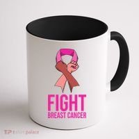 Fight Breast Cancer Together Coffee Mug thumb 1