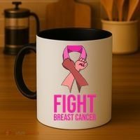 Fight Breast Cancer Together Coffee Mug thumb 4