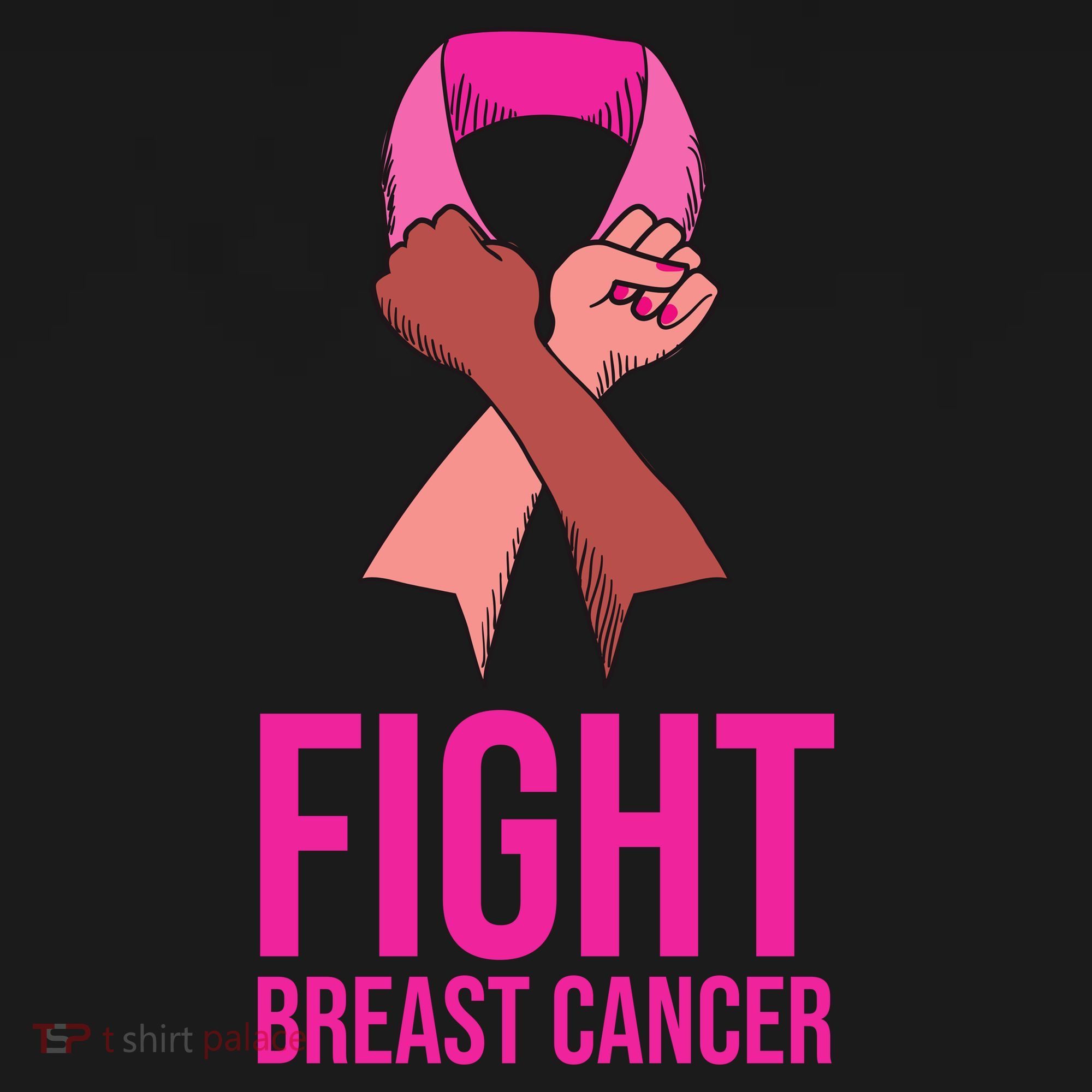 Fight Breast Cancer Together Coaster