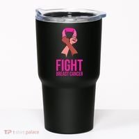 Fight Breast Cancer Together Tumbler thumb 0