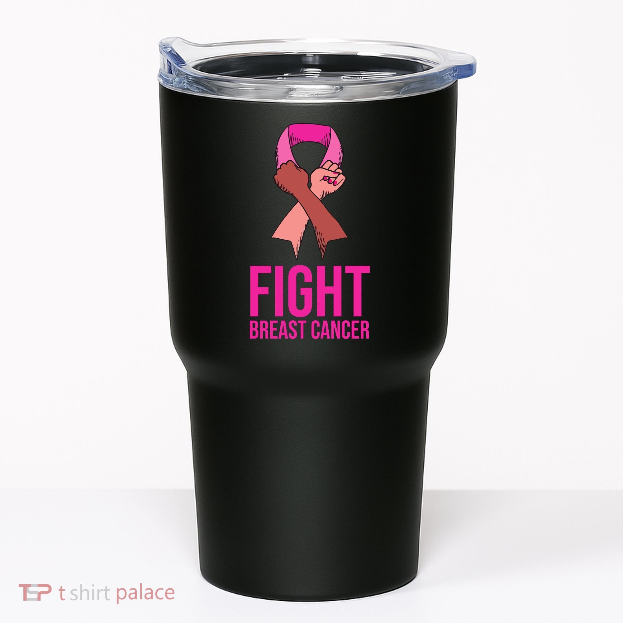 Fight Breast Cancer Together Tumbler