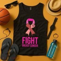 Fight Breast Cancer Together Tank Top thumb 4