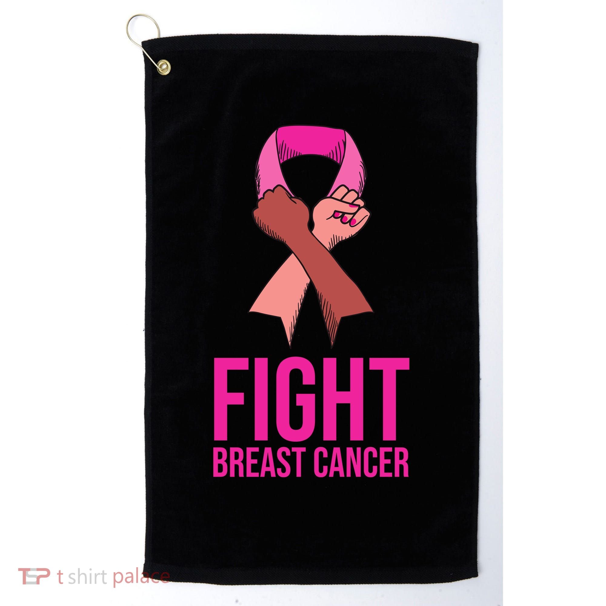 Fight Breast Cancer Together Golf Towel
