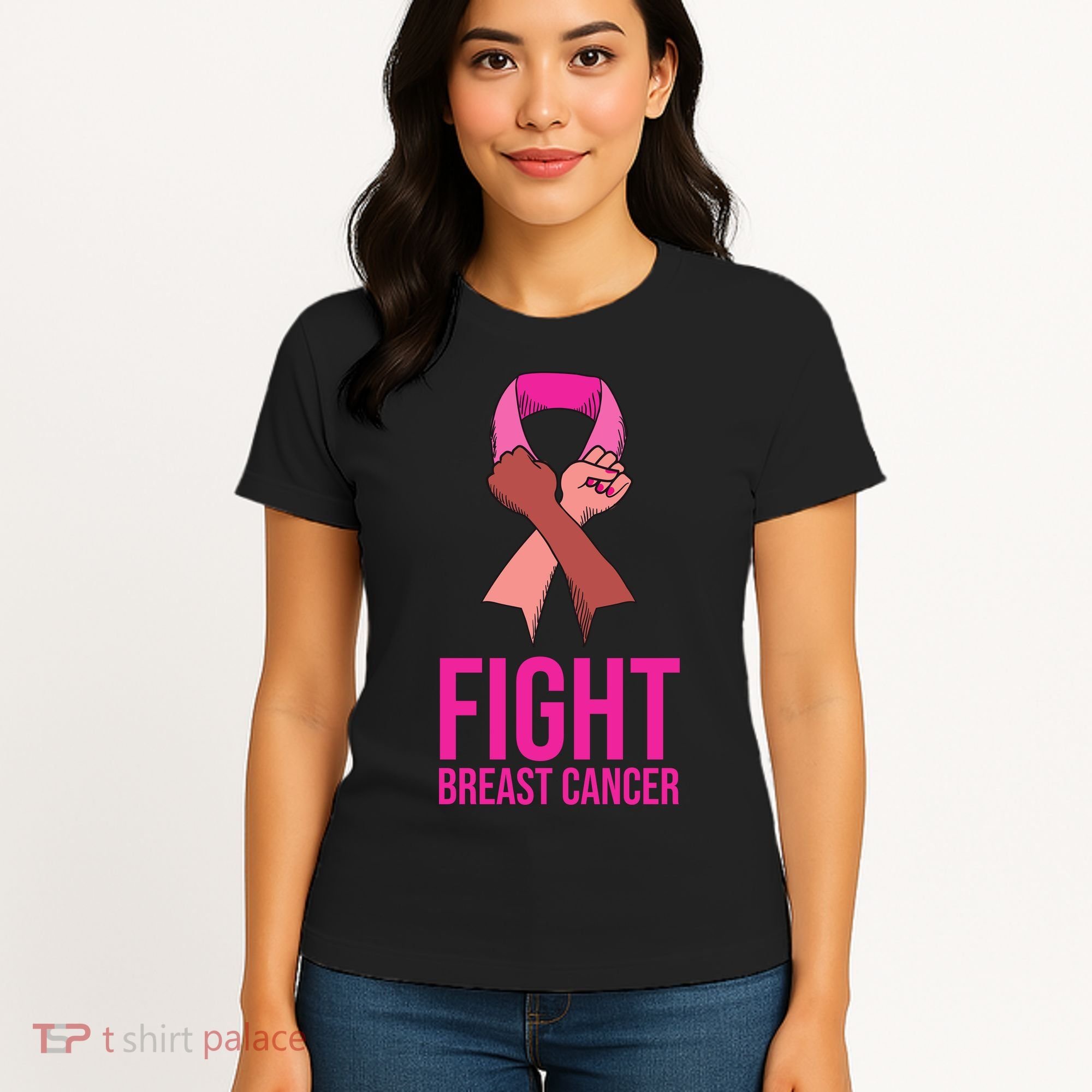 Fight Breast Cancer Together Women's T-Shirt