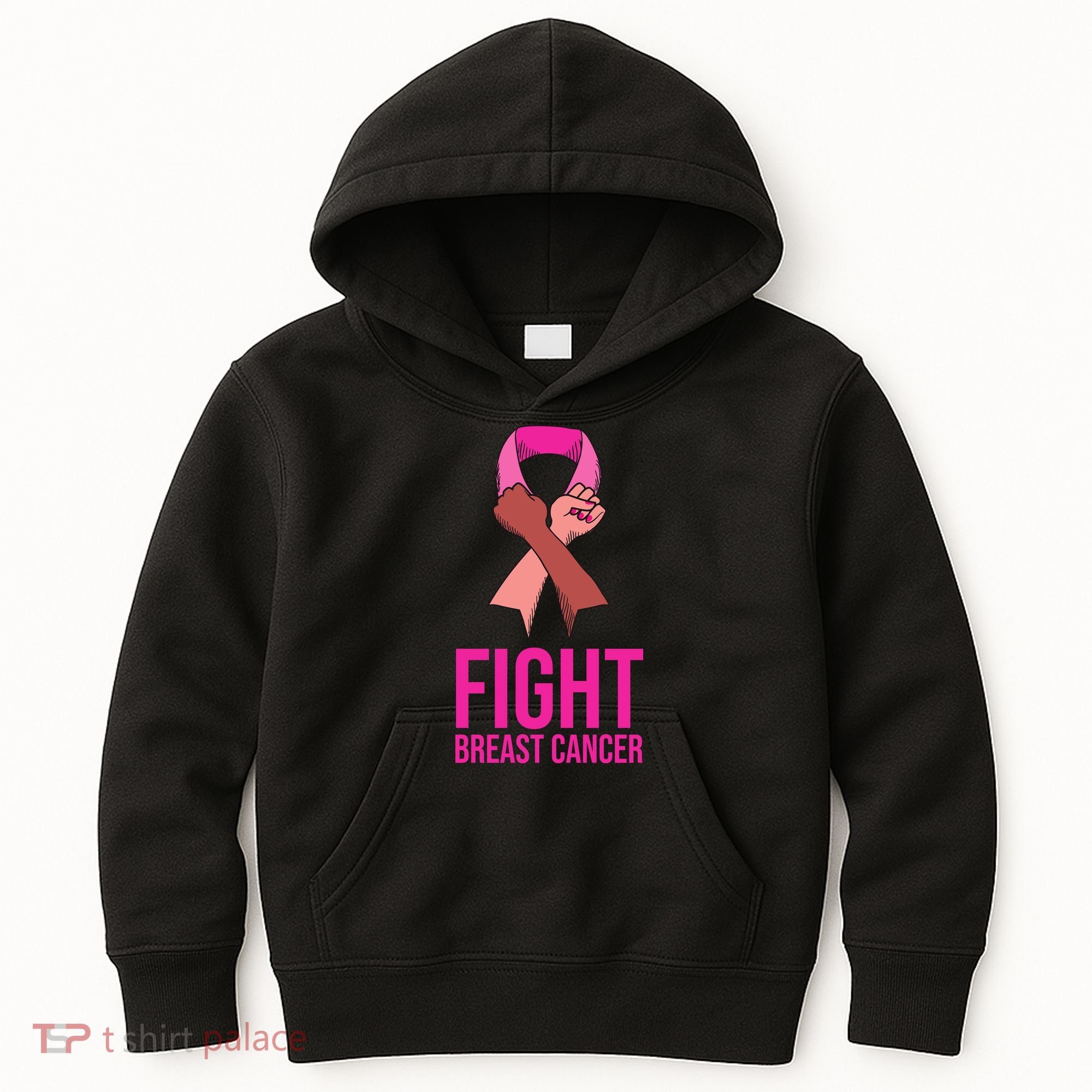 Fight Breast Cancer Together Kids Hoodie
