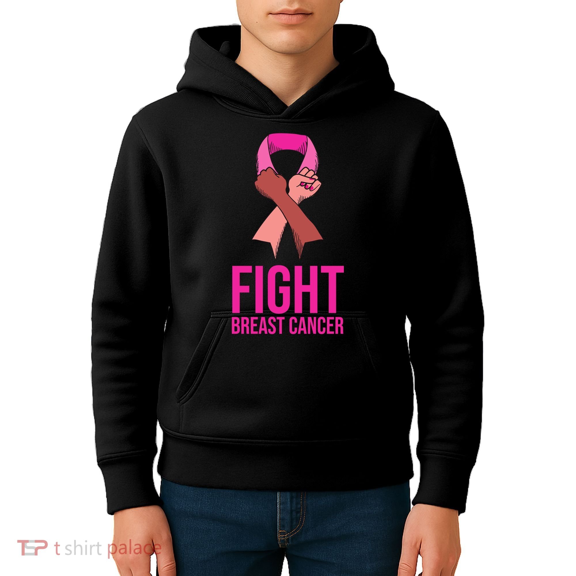 Fight Breast Cancer Together Kids Hoodie