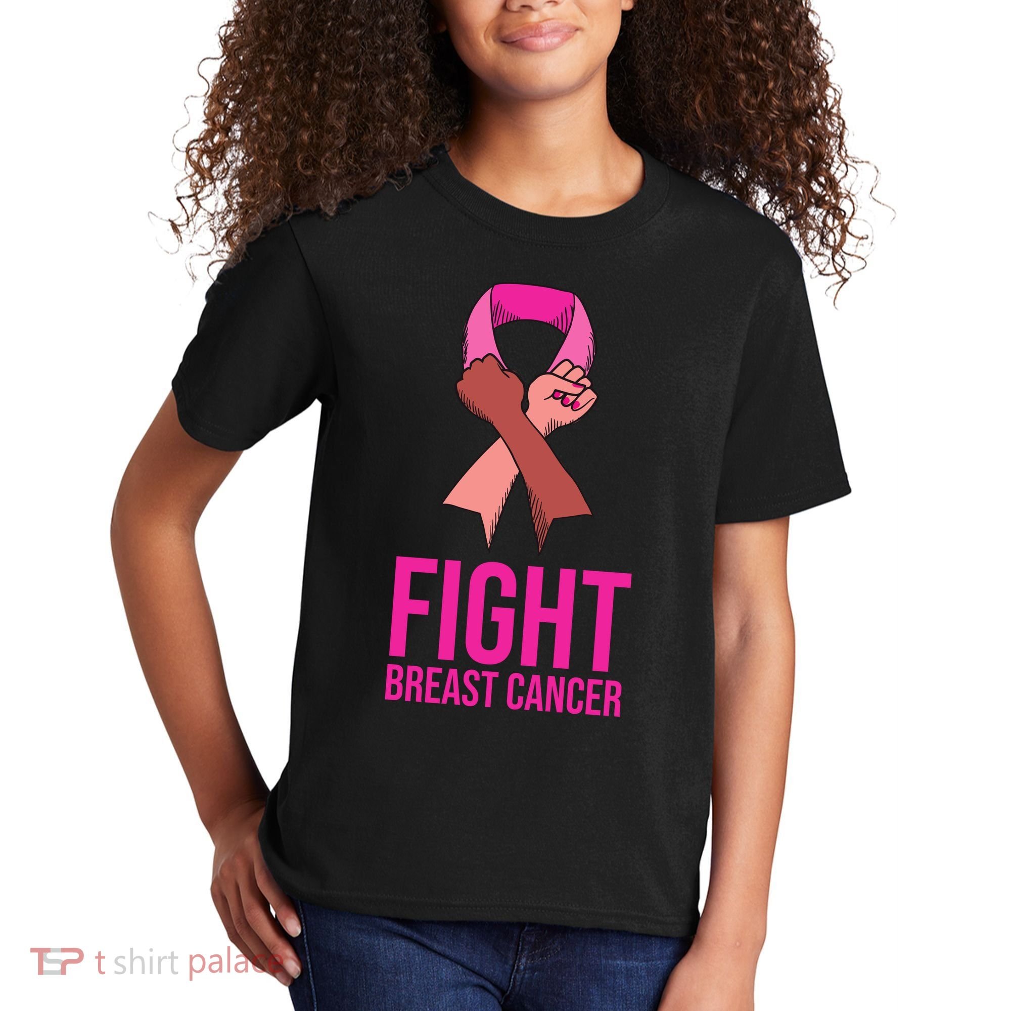Fight Breast Cancer Together Kids T-Shirt