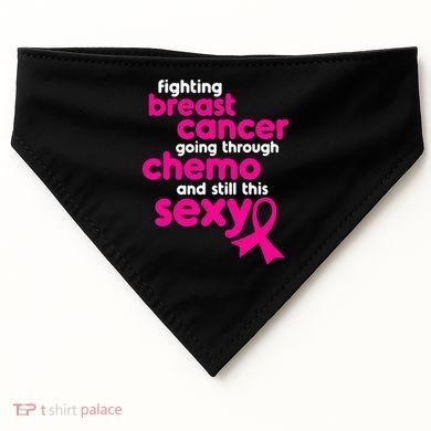 Fighting Breast Cancer Going Through Chemo & Still This Sexy USA-Made Doggie Bandana