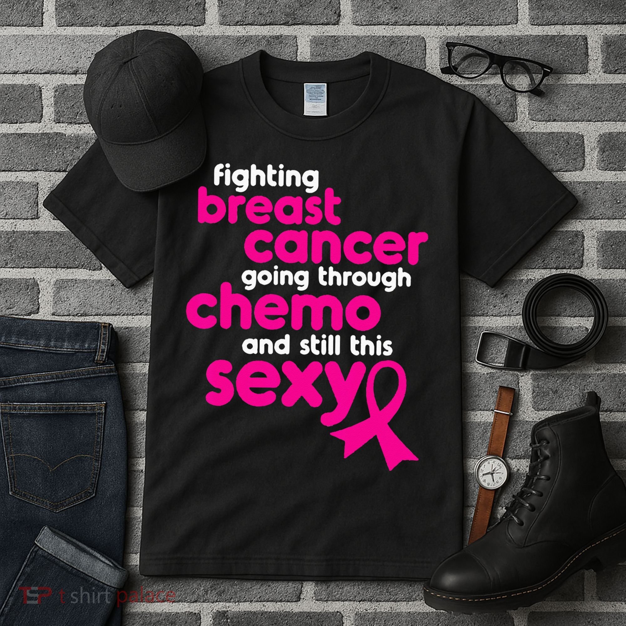 Fighting Breast Cancer Going Through Chemo & Still This Sexy Tall T-Shirt