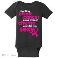 Fighting Breast Cancer Going Through Chemo & Still This Sexy Baby Bodysuit thumb 0