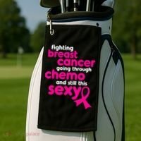Fighting Breast Cancer Going Through Chemo & Still This Sexy Golf Towel thumb 2