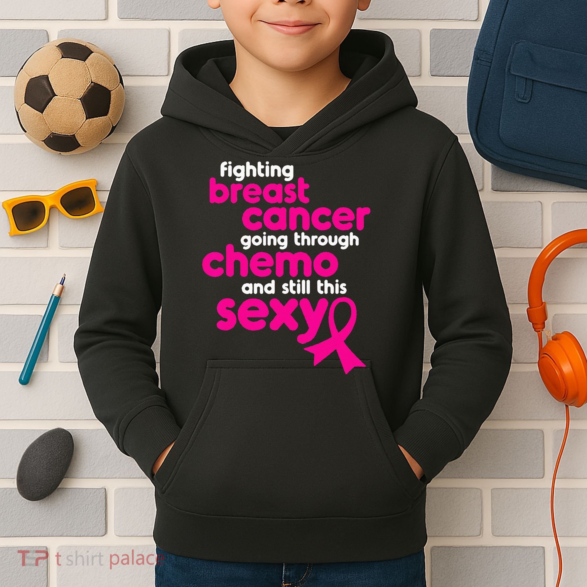 Fighting Breast Cancer Going Through Chemo & Still This Sexy Kids Hoodie