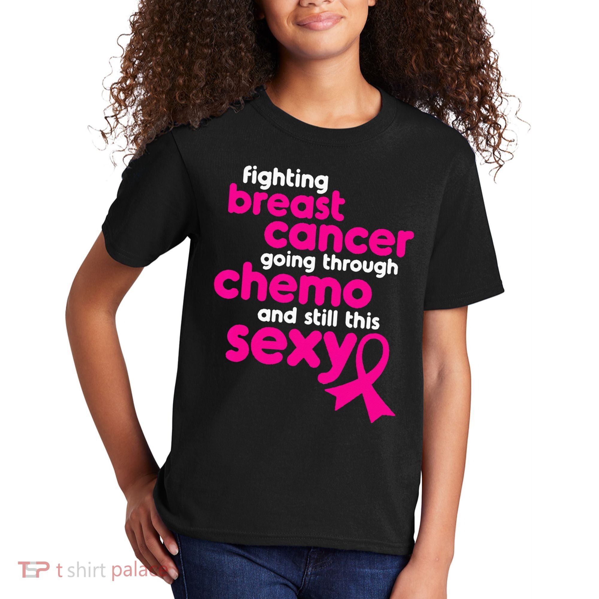Fighting Breast Cancer Going Through Chemo & Still This Sexy Kids T-Shirt