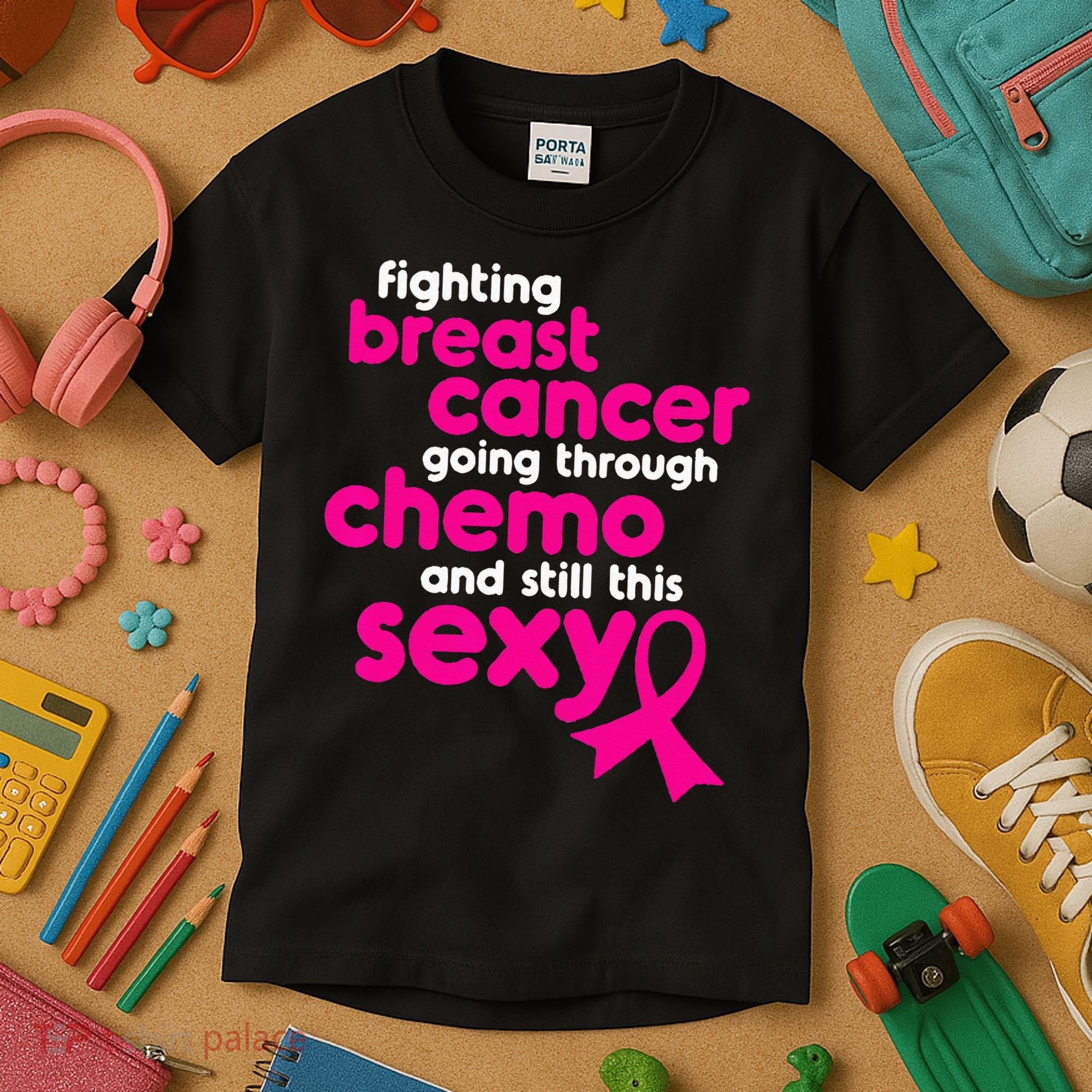 Fighting Breast Cancer Going Through Chemo & Still This Sexy Kids T-Shirt