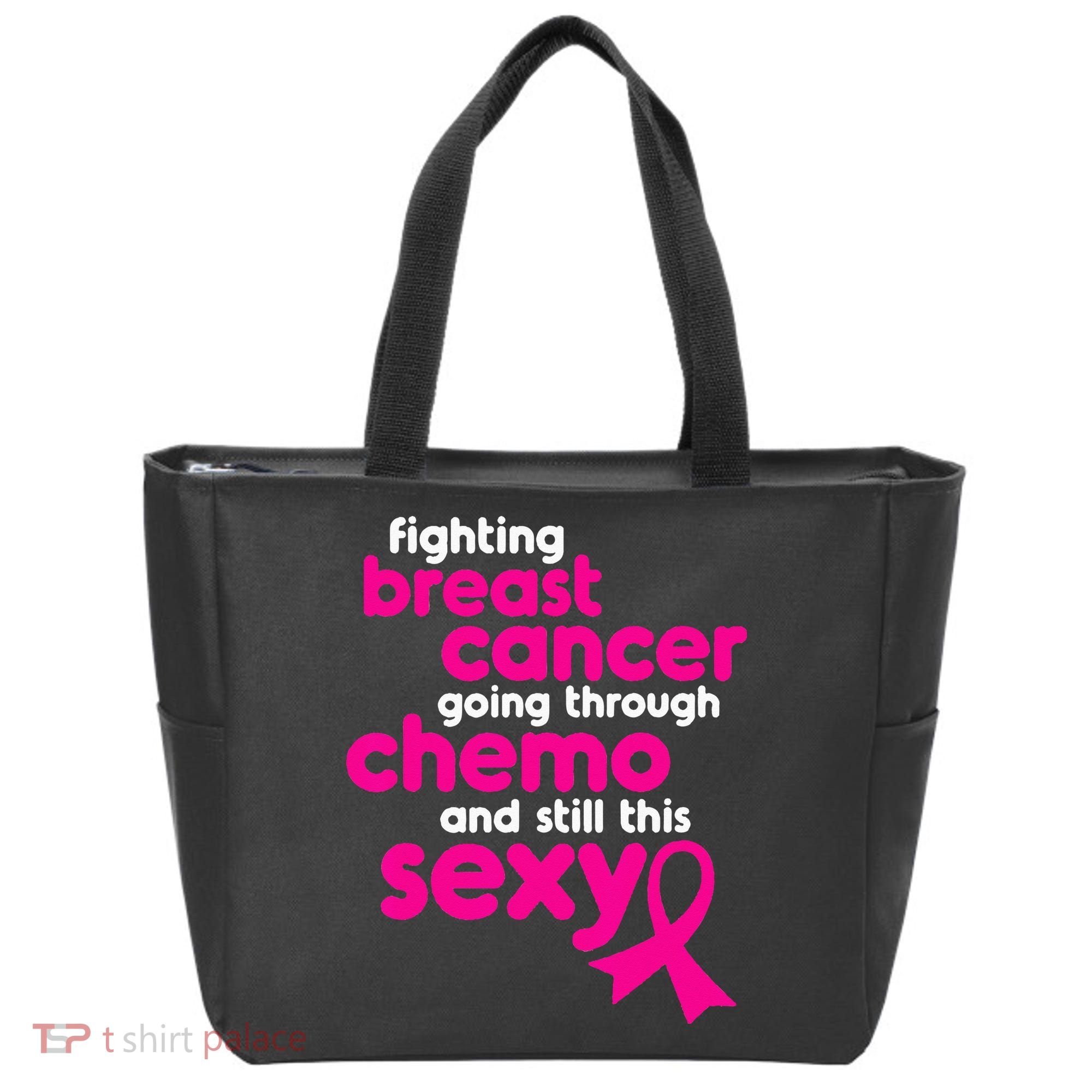 Fighting Breast Cancer Going Through Chemo & Still This Sexy Tote Bag