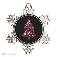 Funny Breast Cancer Awareness Christmas Tree Xmas Pink Ornament thumb 0