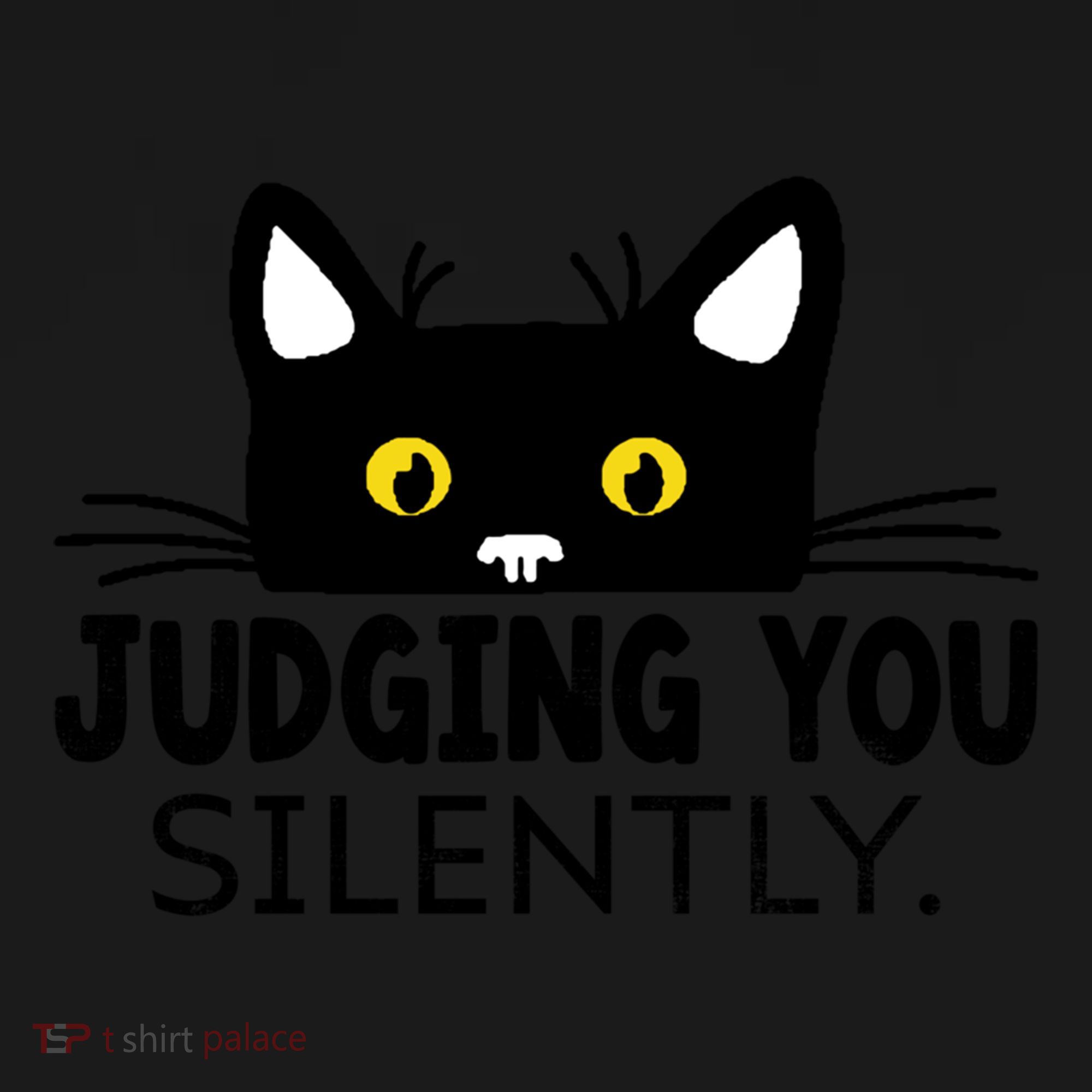Funny Black Cat Judging You Silently Sarcastic Saying Cool Gift Ornament