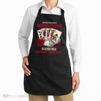 Funny Bridge Card Game Rose Behind Every Great Bridge Player Apron thumb 2