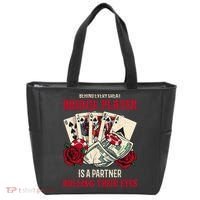 Funny Bridge Card Game Rose Behind Every Great Bridge Player Tote Bag thumb 0