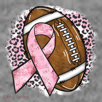 Football Breast Cancer Awareness Pink Ribbon Leopard Toddler Hoodie thumb 2