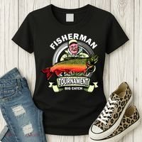 Fisherman Big Catch Tournament Women's T-Shirt thumb 3