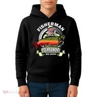 Fisherman Big Catch Tournament Kids Hoodie thumb 4