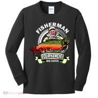 Fisherman Big Catch Tournament Kids Long Sleeve Shirt thumb 0