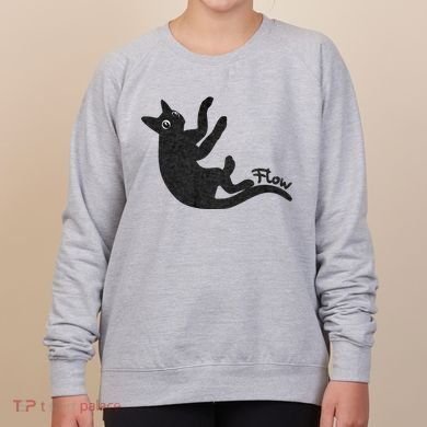 Flow Black Cat Women's Sweatshirt