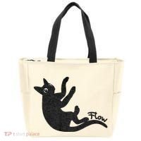 Flow Black Cat Tote Bag thumb 0