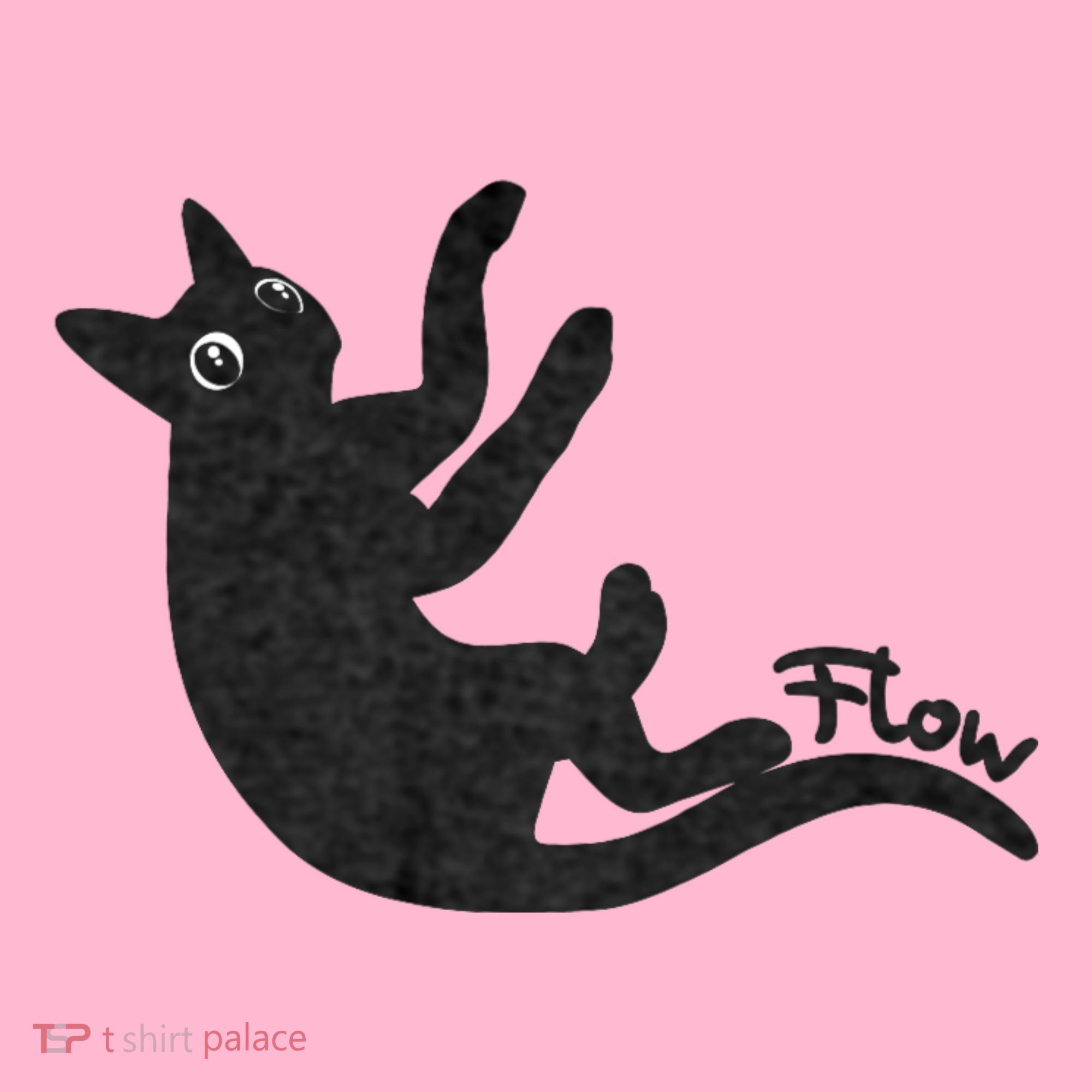 Flow Black Cat Coaster