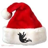 Flow Black Cat Santa Hat thumb 0