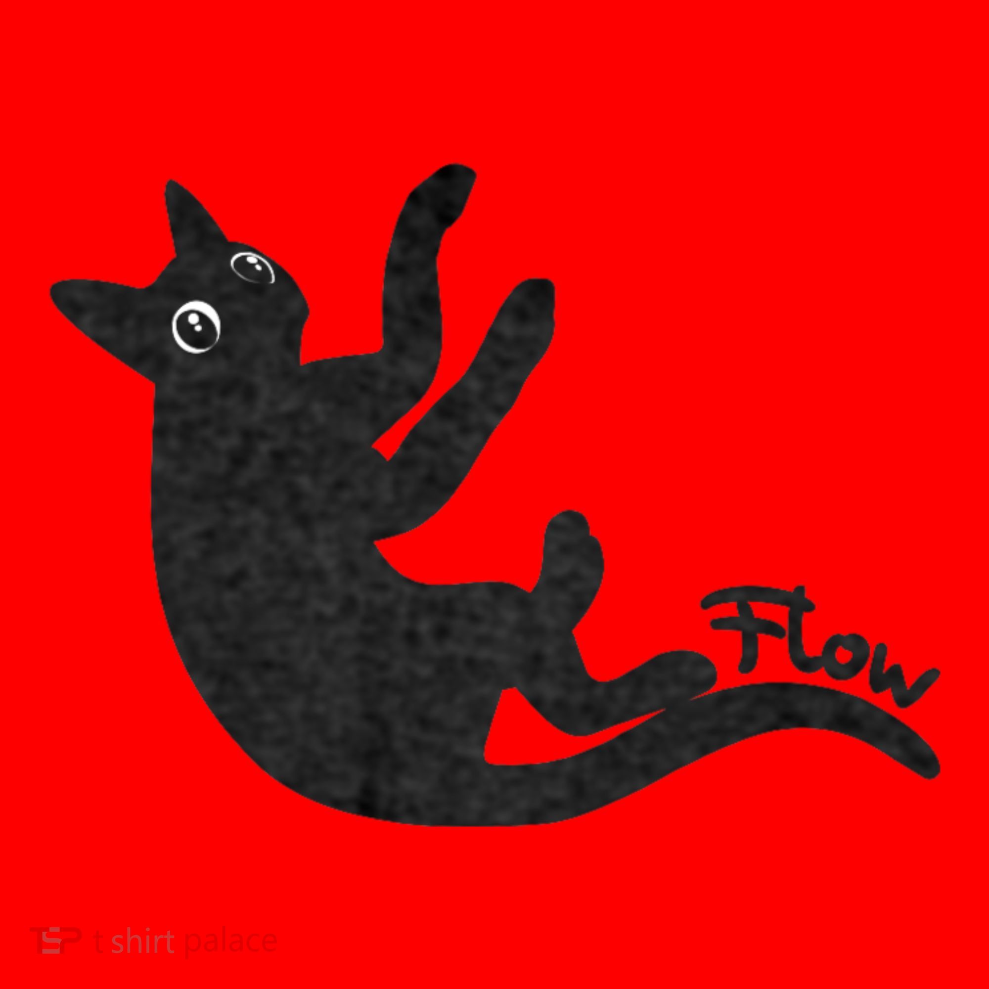 Flow Black Cat Santa Hat