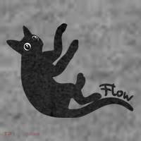 Flow Black Cat Toddler Hoodie thumb 2