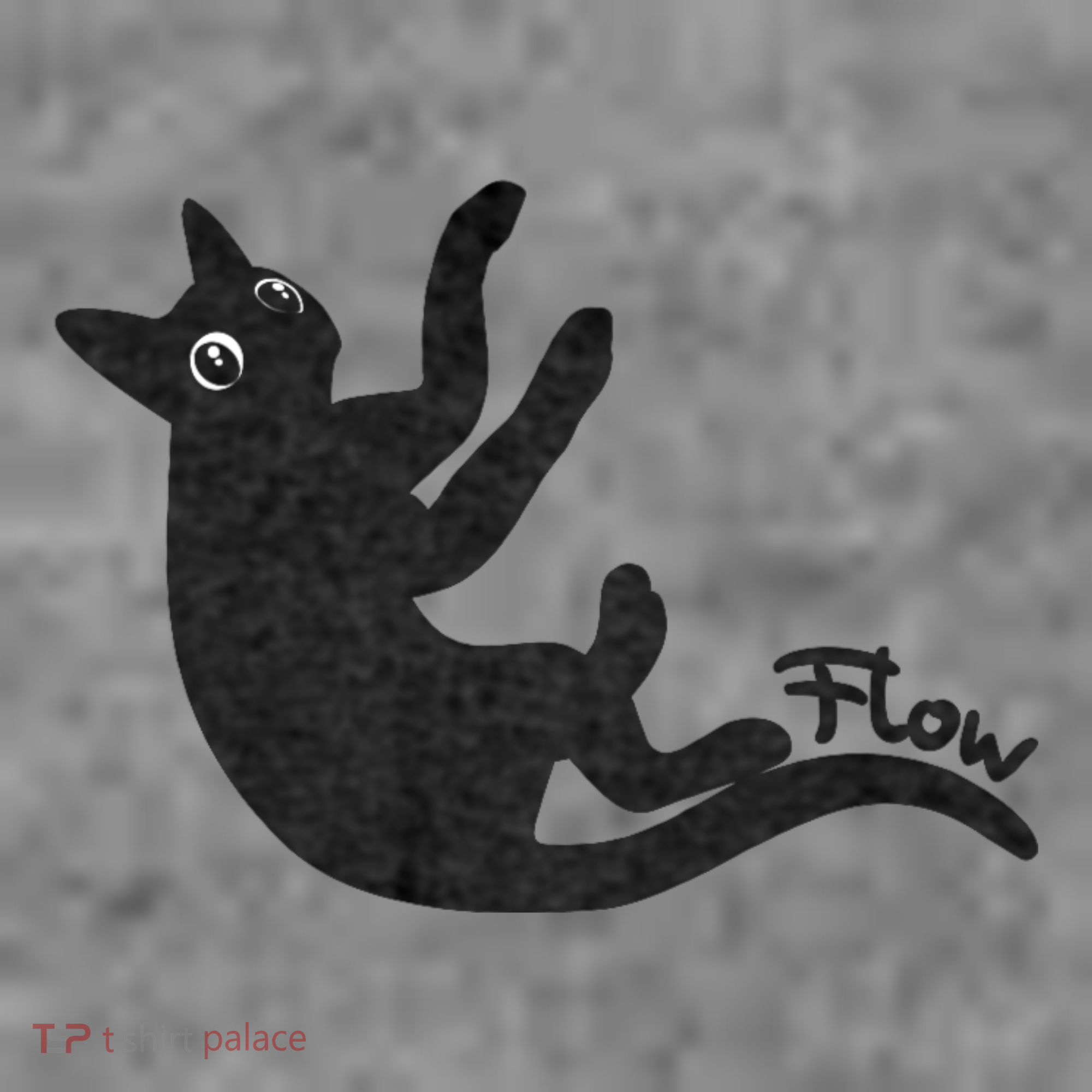 Flow Black Cat Toddler Hoodie