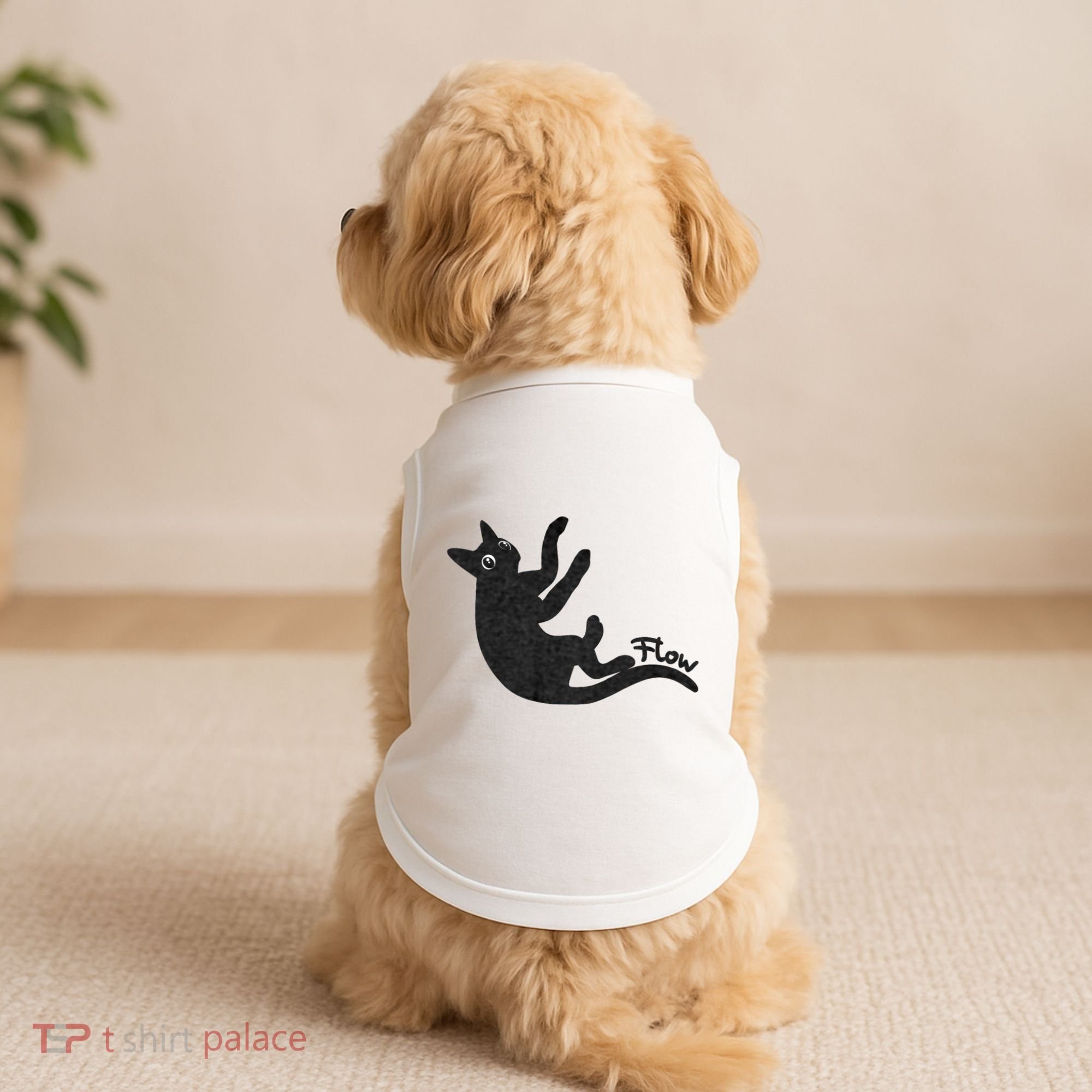 Flow Black Cat Doggie Tank