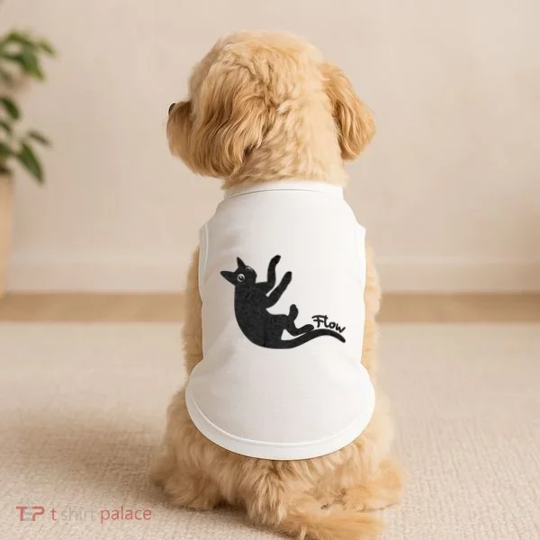 Flow Black Cat Doggie Tank
