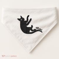 Flow Black Cat USA-Made Doggie Bandana thumb 0