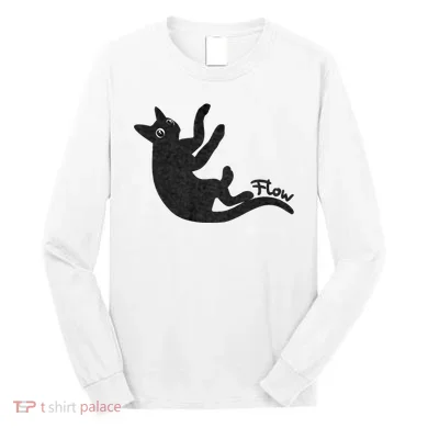 Flow Black Cat Long Sleeve Shirt