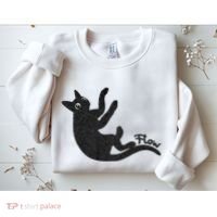Flow Black Cat Sweatshirt thumb 2