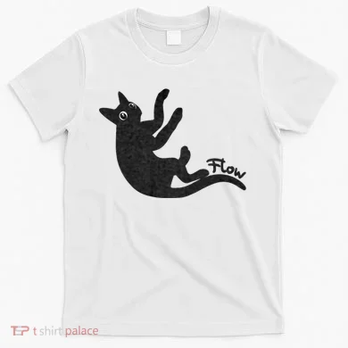 Flow Black Cat T-Shirt