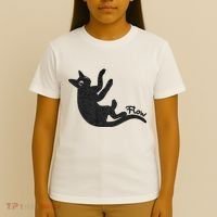 Flow Black Cat T-Shirt thumb 4