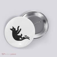 Flow Black Cat Button thumb 0