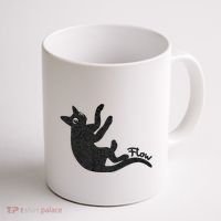 Flow Black Cat Coffee Mug thumb 1