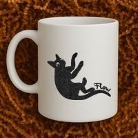 Flow Black Cat Coffee Mug thumb 2