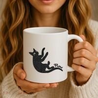Flow Black Cat Coffee Mug thumb 3