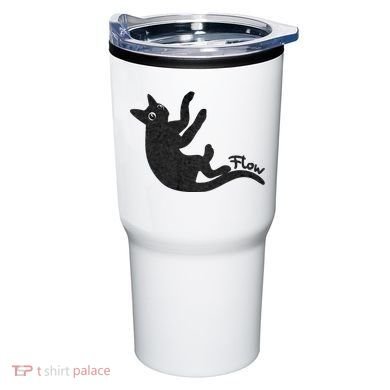 Flow Black Cat Tumbler