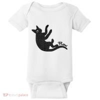 Flow Black Cat Baby Bodysuit thumb 0